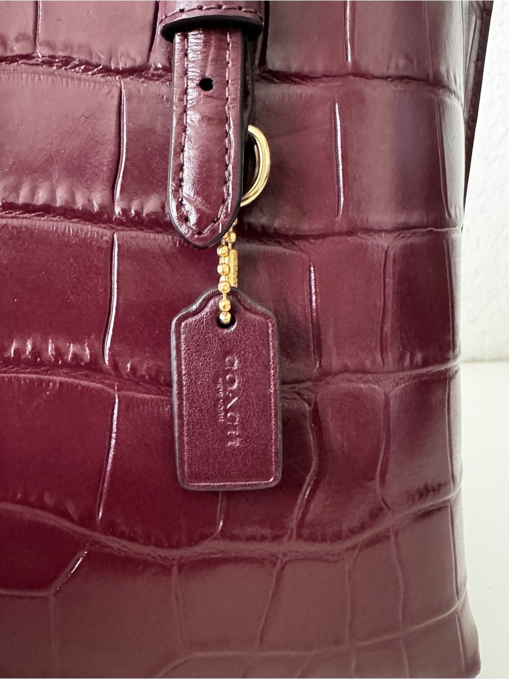 Coach Mollie 25 Croc bag - Picture 7 of 10
